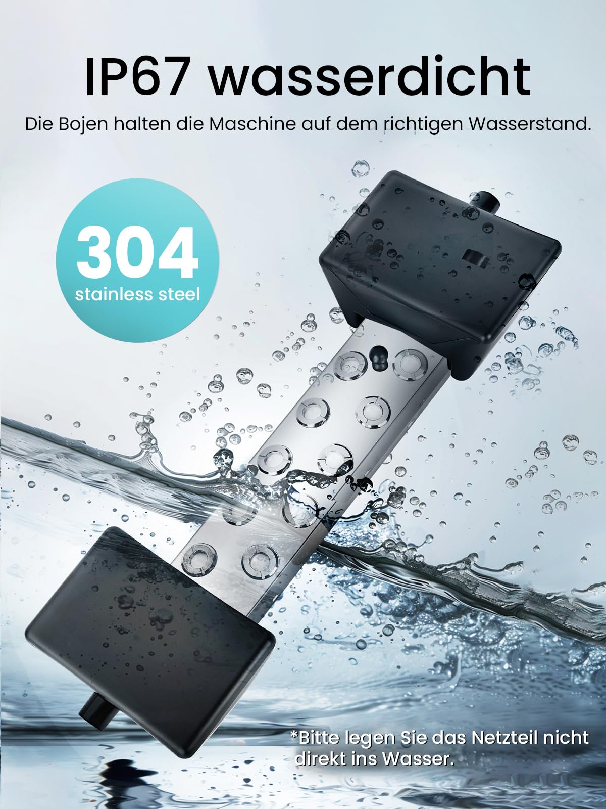 Trintion Ultraschall Nebelmacher Nebler Luftbefeuchter 7000mL/H, 10 Köpfe Hohe Nebelausgabe Halloween Mister Fogger für Teich, Gewächshaus, Luftbefeuchtung, Dekoration (mit Ersatzmembranen) (10 Head)