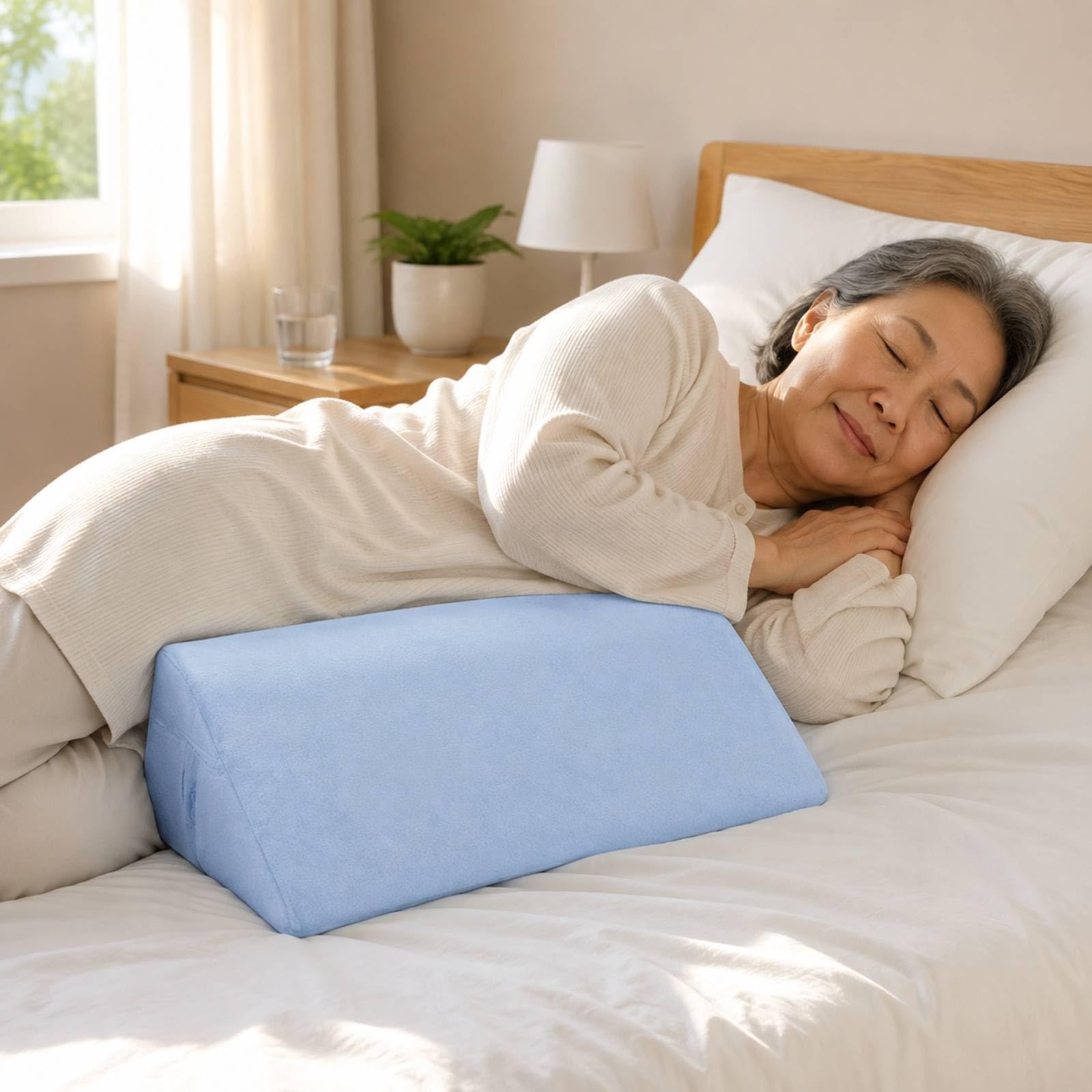 Qianly Almohada Inclinada para Cama Ortopédica, Style to 2, Color to 2