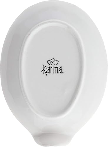 Miniatura 2 de Karma, Soporte de cuchara bohemio, soporte de cuchara de cerámica blanco y negro, soporte de cuchara de cerámica para encimera, mariposa