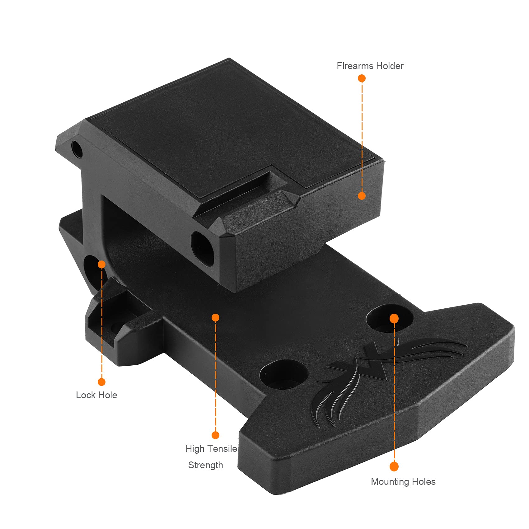 Buy VLB AR15 Wall Mount, Indoor Gun Rack Strong Wall Mount and Display