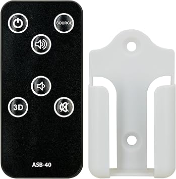 Replacement Remote Control for Promethean ActivSoundbar Sound bar Soundbar Remote Control ASB-40-3 ASB-40-2 ASB-40 TP1866