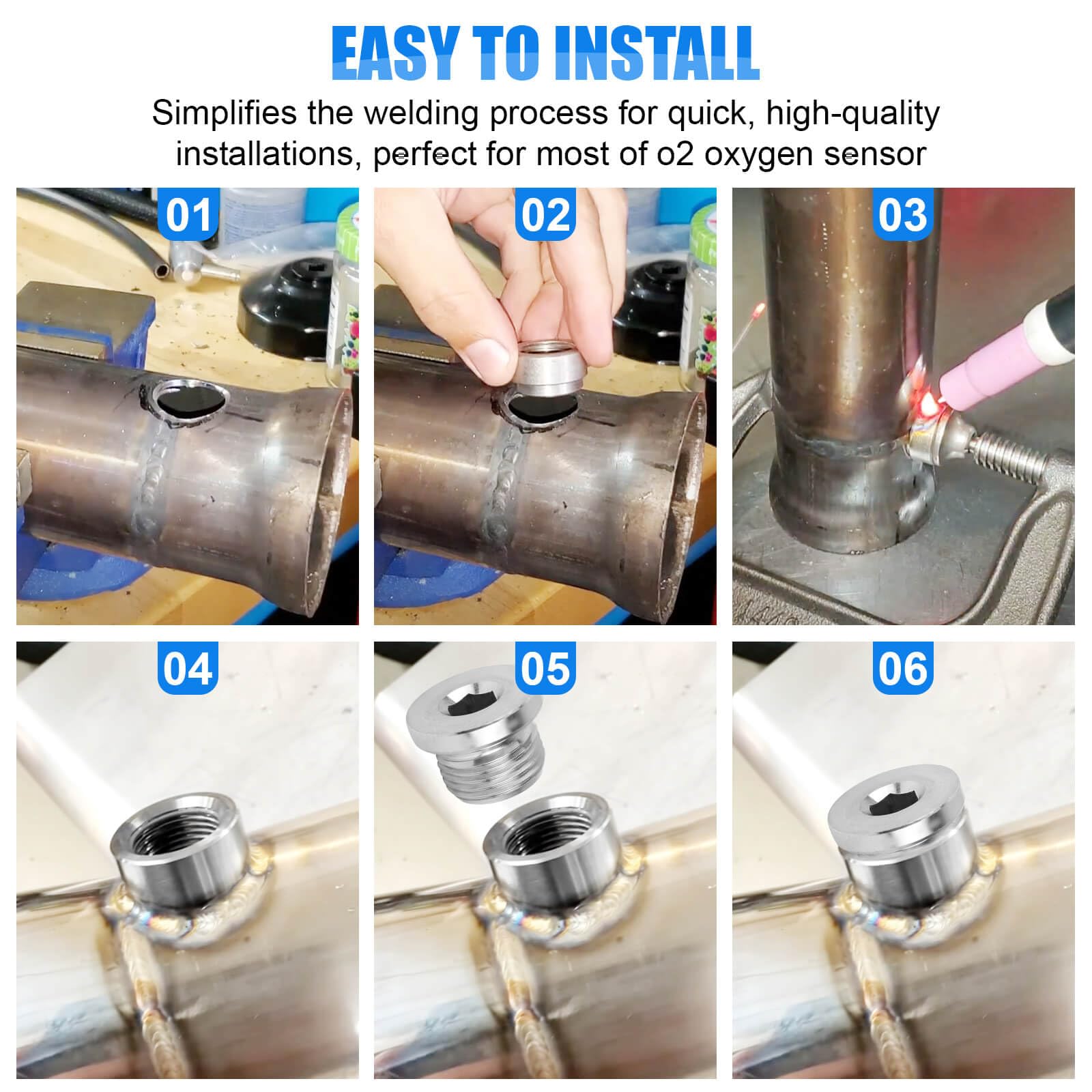 What Is O2 Bung Snapklik.com : O2 Oxygen Sensor Bung And Plug - 2 Bungs/2 Plugs 304 ...