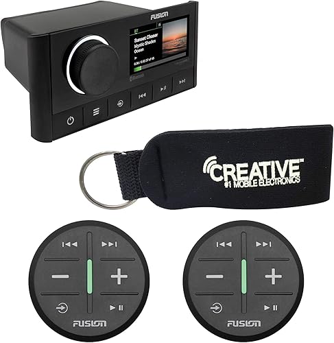Fusion MS-RA670 Apollo Marine Entertainment System con Wi-Fi incorporado y 2 mandos a distancia inalámbricos
