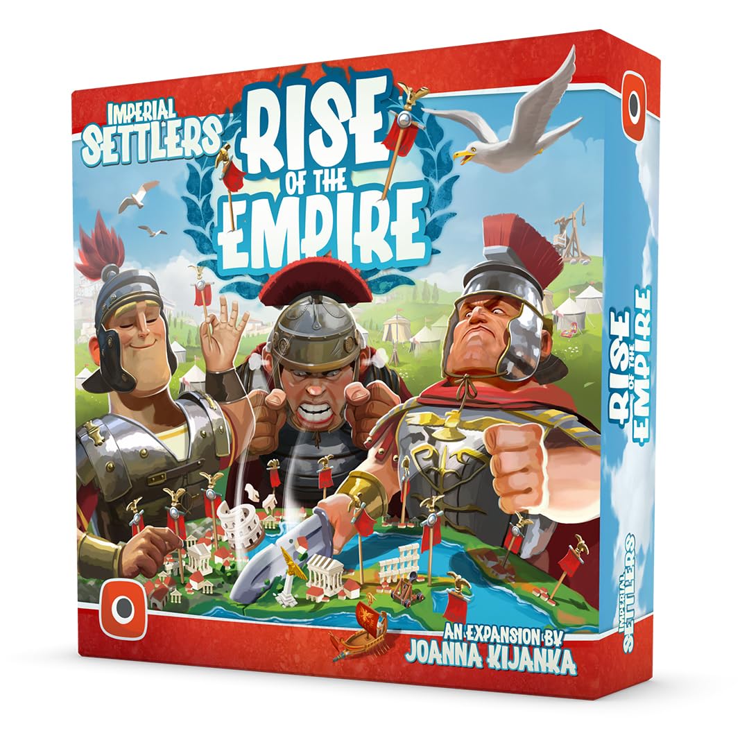 PORTAL GAMES | Imperial Settlers: Rise of the Empire | Strategy Card Board Game Expansion, Open World Campaign, Engine Building Civilization Gameplay | 1β4 Players | 45β90 Minutes