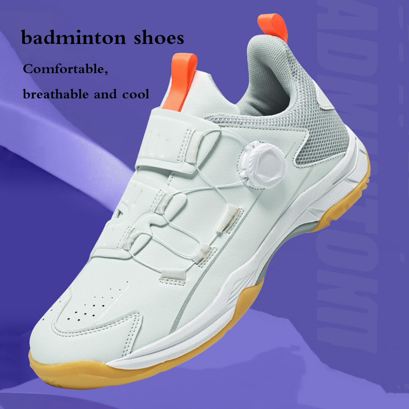 Zapatos De BáDminton Unisex Adulto,Zapatillas De Tenis De Mesa Hombre,Zapatillas Ligeras De BáDminton,Antideslizantes,Ligeras Adecuado para Tenis BáDminton Senderismo Deportes Fitness