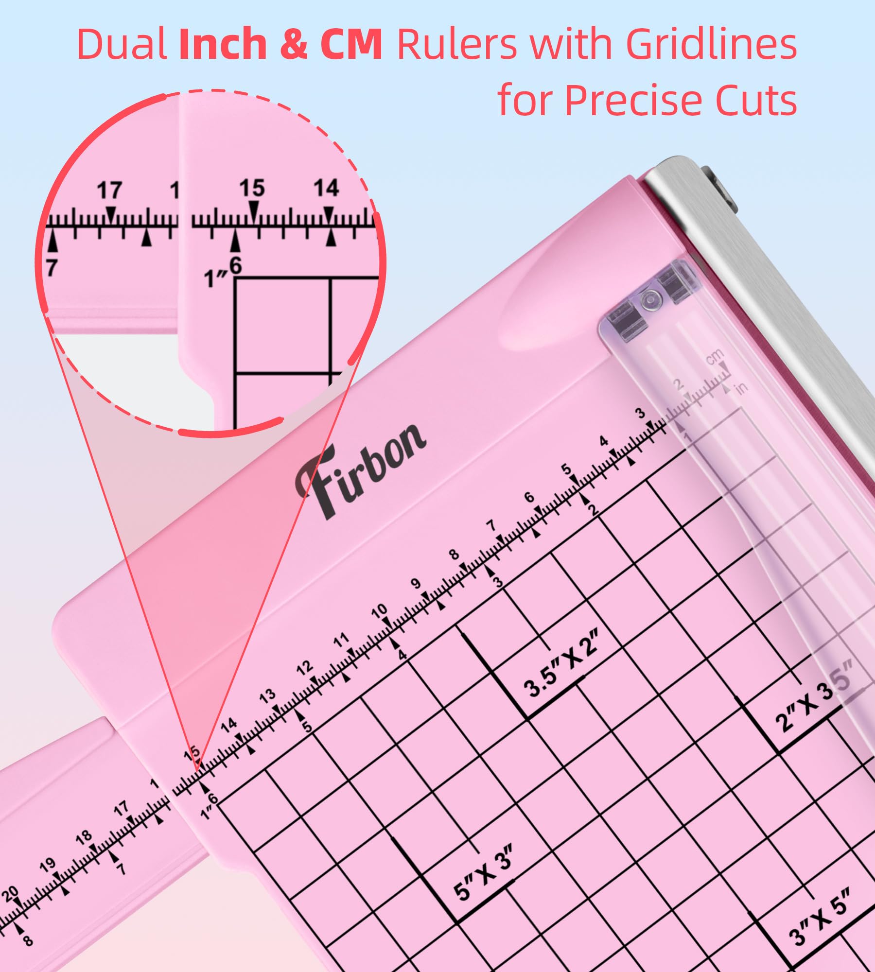 Firbon 12" Paper Cutter - Precision Trimmer -3 Firbon 12" Paper Cutter - Precision Trimmer -3