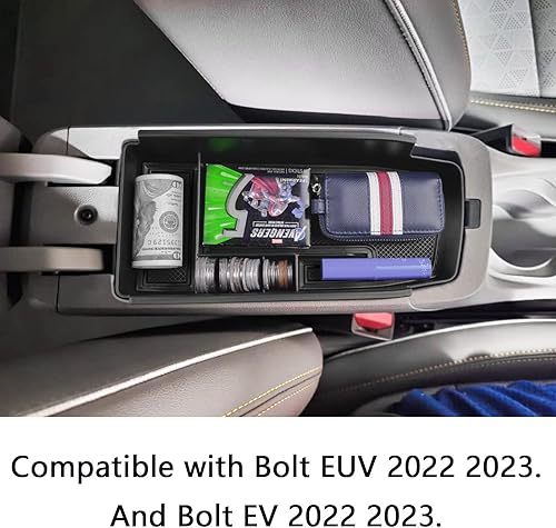 Miniatura 4 de EDBETOS Bandeja organizadora de consola central compatible con Chevy Bolt EUV Bolt EV Accesorios 2022-2023 Interior Secundario Reposabrazos