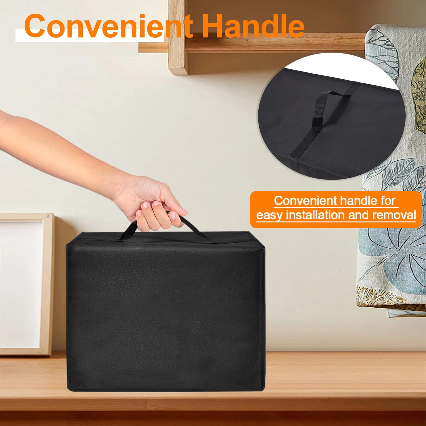 Couvercle Anti-Poussière Pour Machine à Café Avec Poignée - Protection Nylon Résistant à L'Humidité