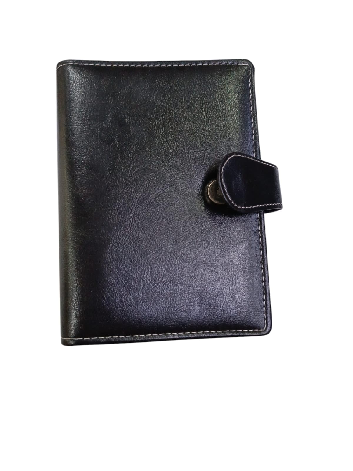 Executive Class Black Business Planner/Organizer Stylish Faux Leather single day page, Daily Stationery Organizer, to Do List, Goal-Schedule Diary New Year Magnetic Flap closed with Pen hold loop 85 GSM-image-10