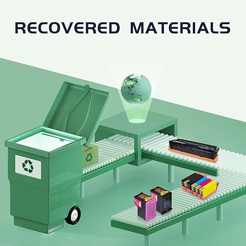 Miniatura 8 de ZIPRINT Cartucho de tinta remanufacturado de repuesto para HP 21 22 21XL 22XL (C9351AN y C9352AN) para HP Deskjet F4180 F2210 D1560 D1530 D1420