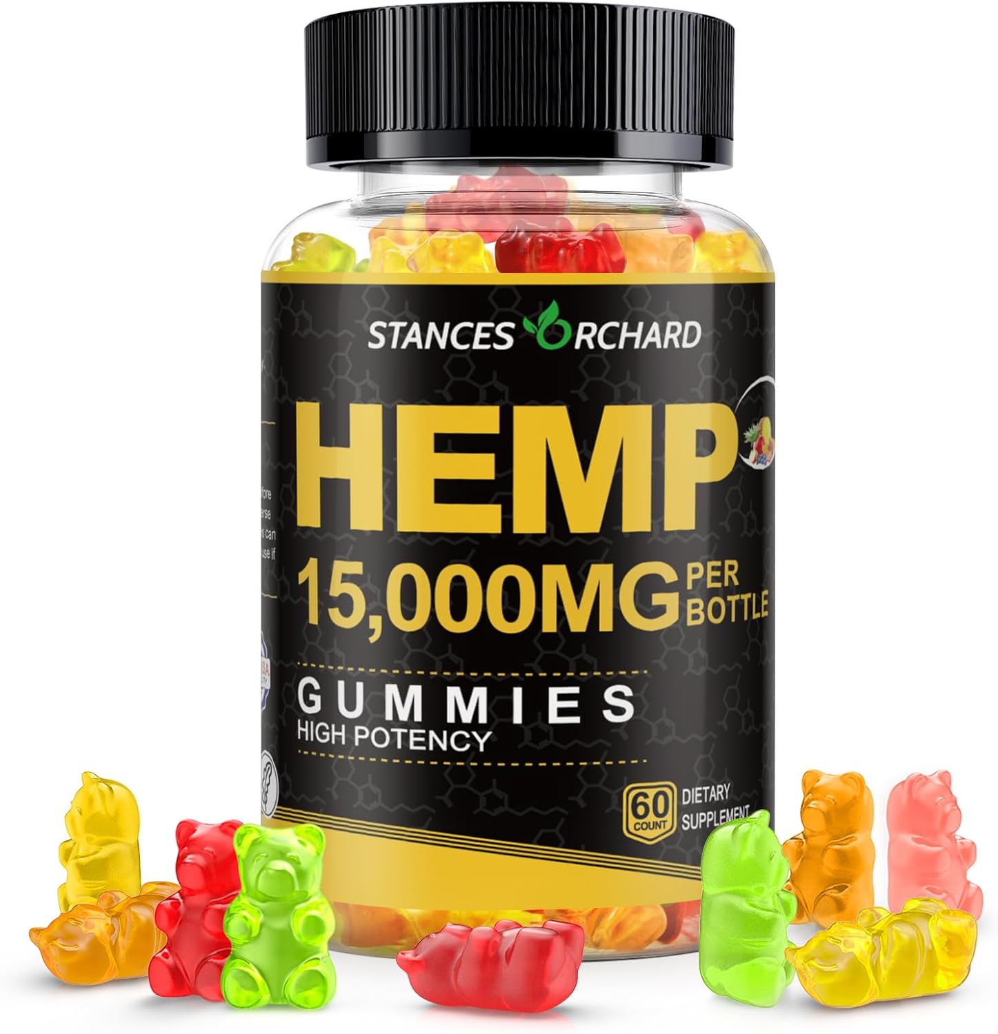 Hemp Gummies Extra Strength High Potency Infused Natural