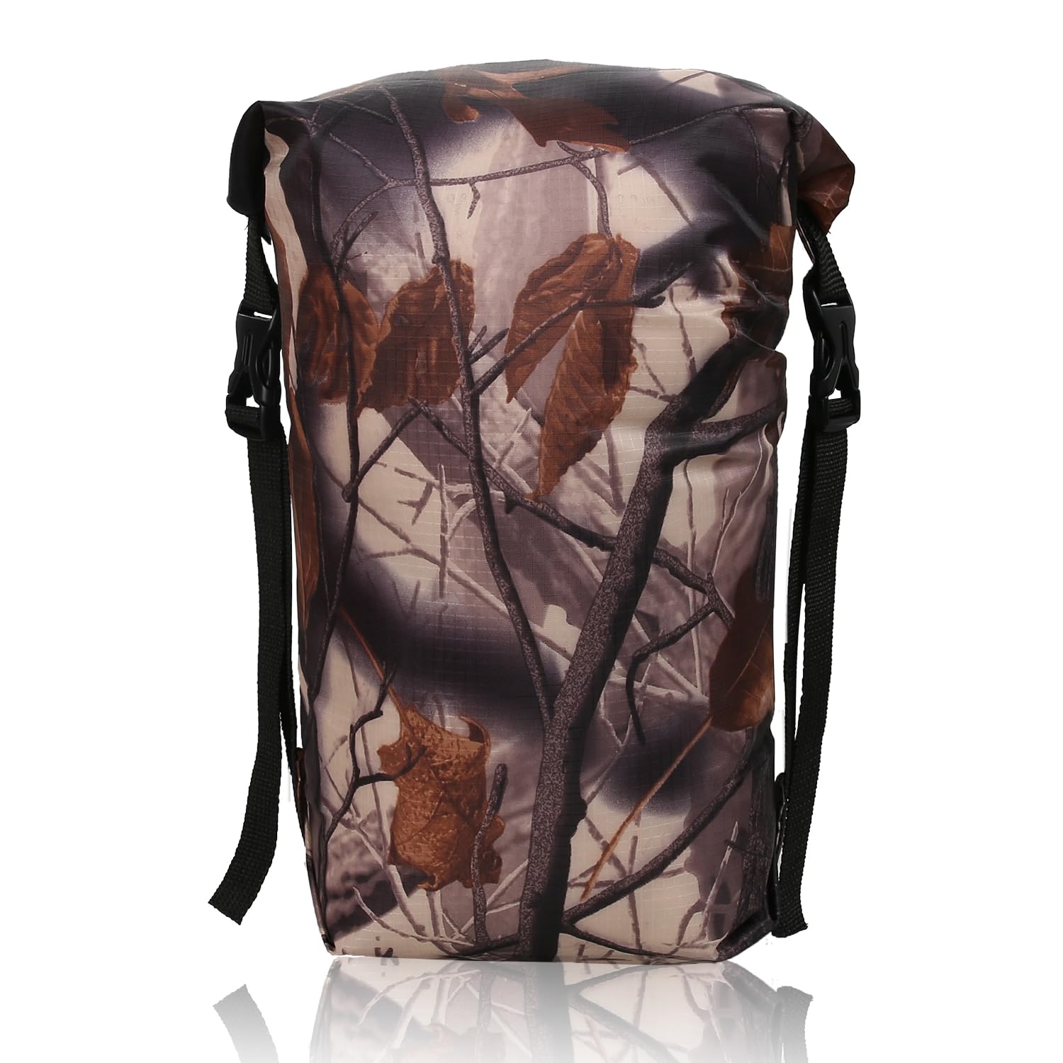 Hosifiy Compression Sack, 11L 210T Polyester Taffeta Compression Stuff Sack for Sleeping Bag, Camping, Outdoor, Hiking, Backpacking, Travel (Dark Camo)