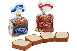 Bread Shaped Erasers, Adorably Mini and Toasty!