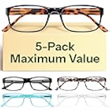 Gaoye 2.5 Professional Reading Glasses for All Day - Computer Readers with Blue Light Protection - Value Pack