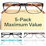 Gaoye Professional Reading Glasses for All Day - Computer Readers with Blue Light Protection - Value Pack