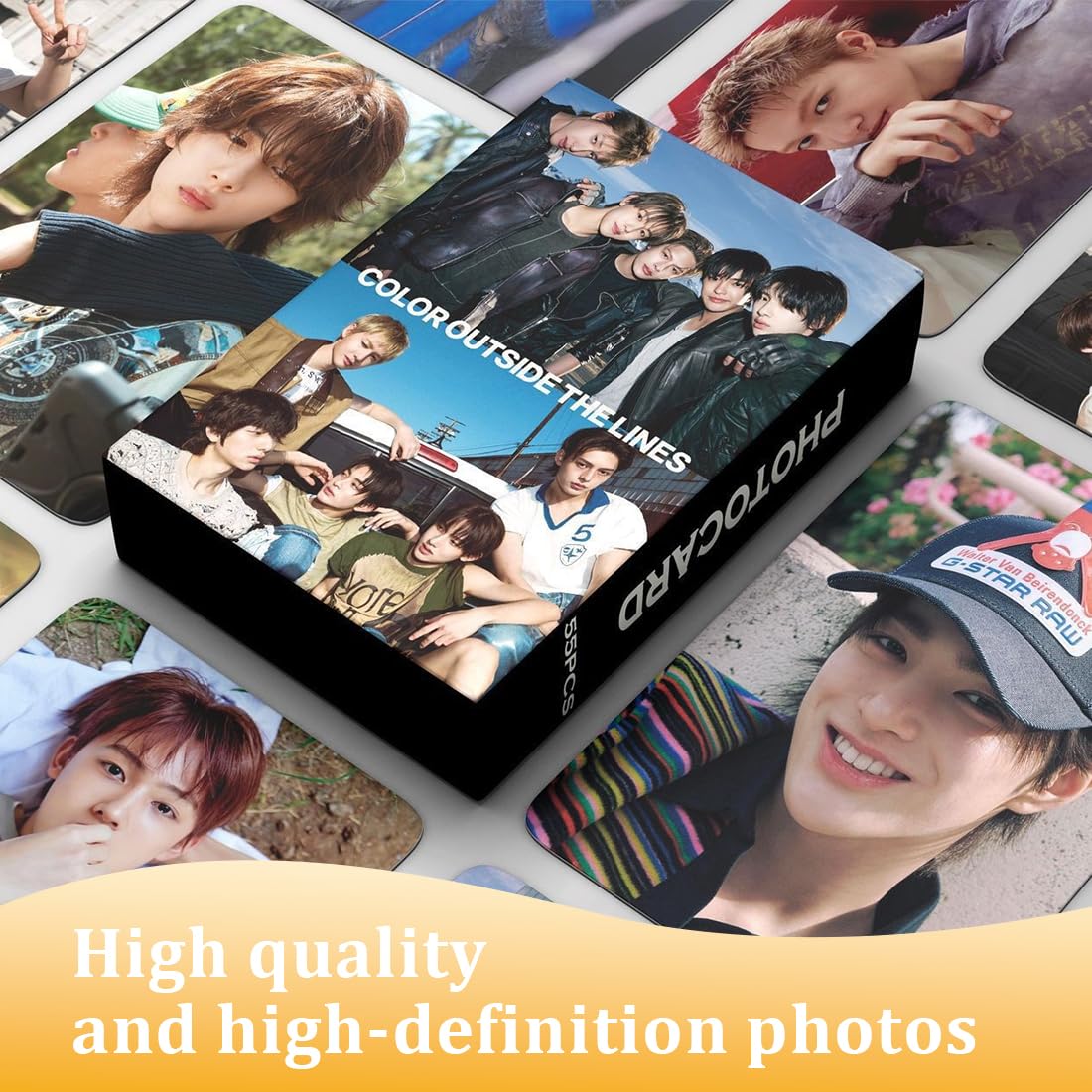 Cortis Album Photocard Carte à Collectionner LOMO Flash 55 Psc