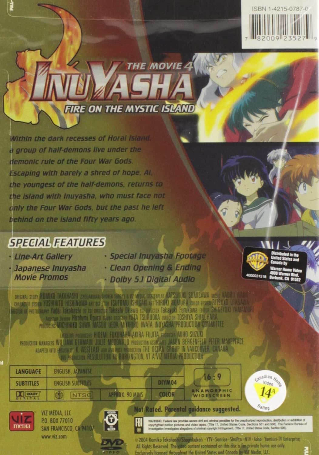 Inuyasha, The Movie 4 - Fire on the Mystic Island image 2