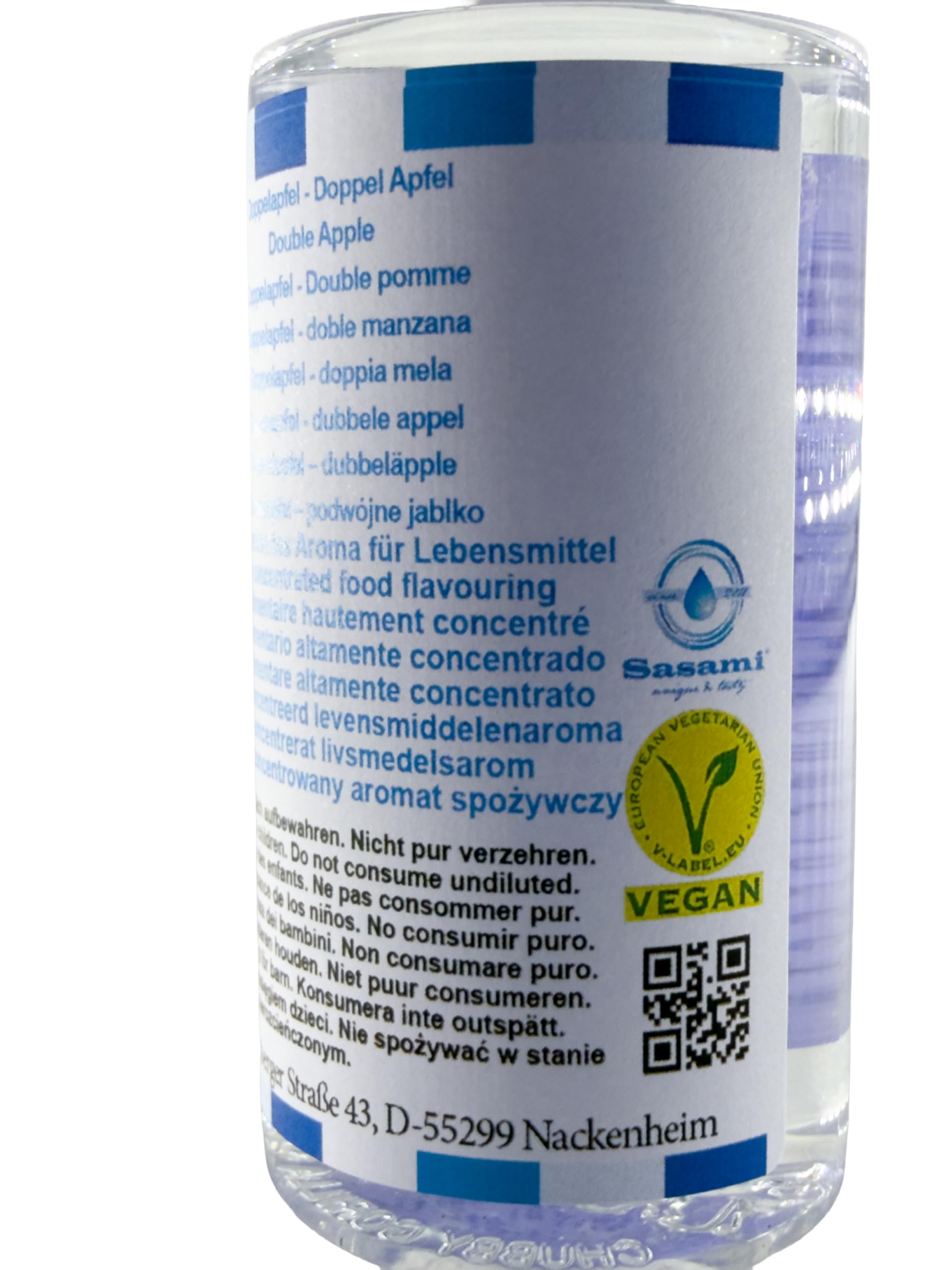 Doppelapfel – podwójne jabłko aromat koncentrat – Wegański – Sasami – 100ml
