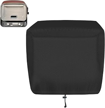 Cover for Ninja Woodfire OO101/OG701/OG850 Outdoor Oven,Premium Water Resistant Anti-Fade Pizza Oven Cover,Weather Resistant Pizza Oven Accessories,20.4'' x 20.4'' x 14.5'Black