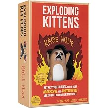 Exploding Kittens Rage Mode, 2-5 Players, Age 7+ Card Game