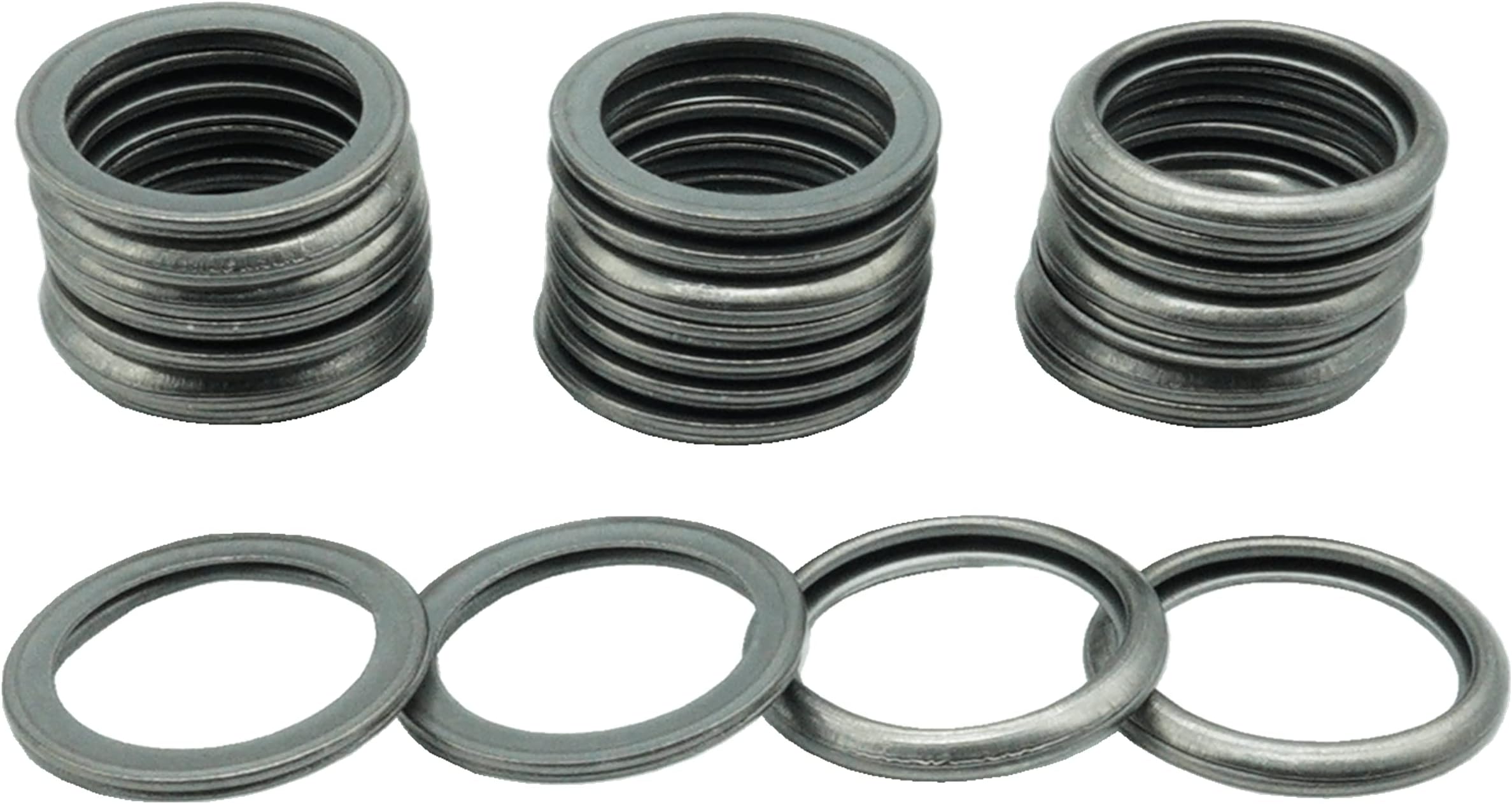 16 Pcs Oil Drain Plug Gaskets Crush Washers Seal