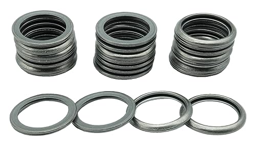 Vista 38 de 20 juntas de tapón de drenaje de aceite, arandela de cobre M16 que reemplaza a 11137546275 compatible con Mini Cooper, Cooper S, Paceman, Clubman