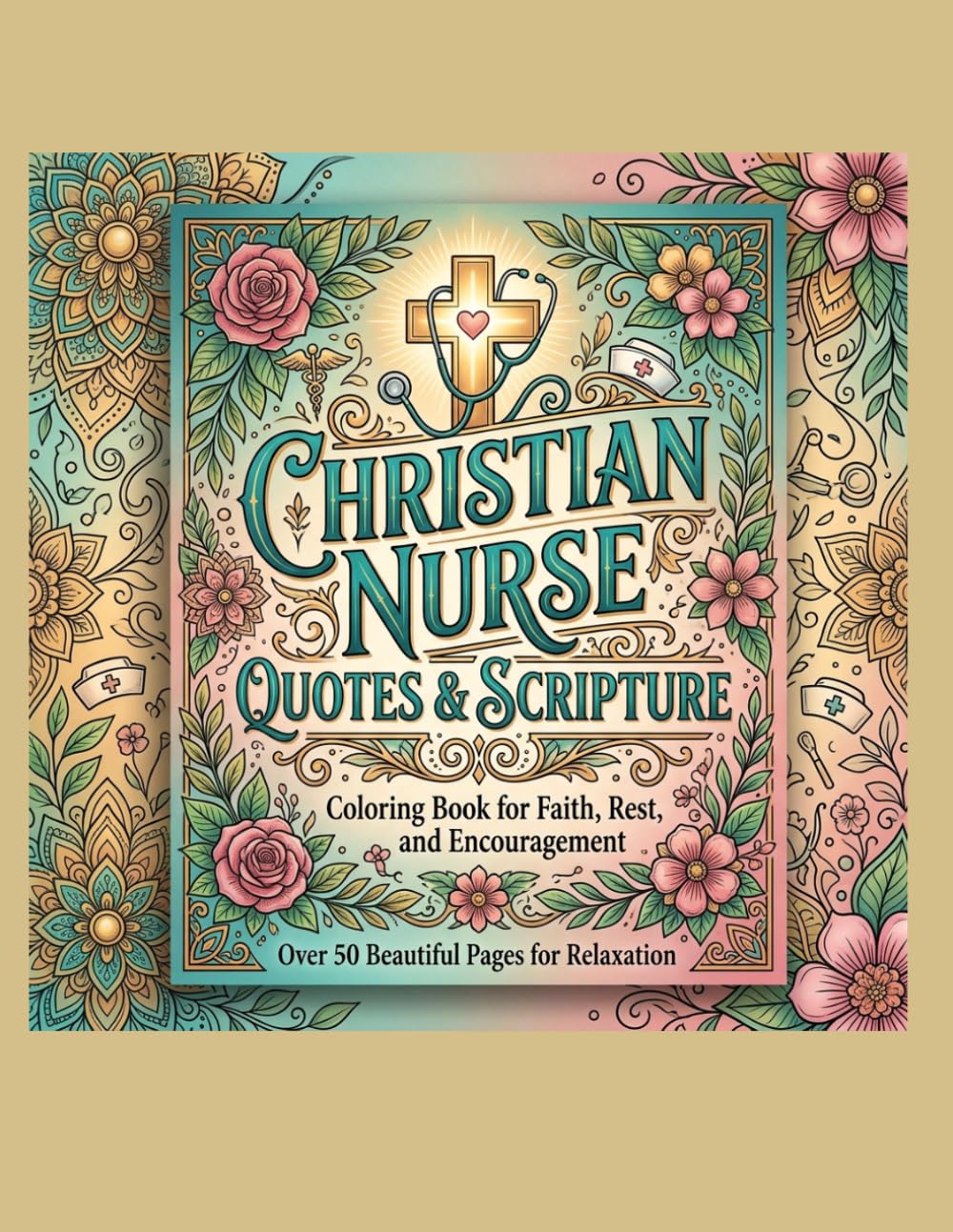 Christian Nurse Quotes & Scripture Coloring Book: Relaxing Christian Coloring Book
