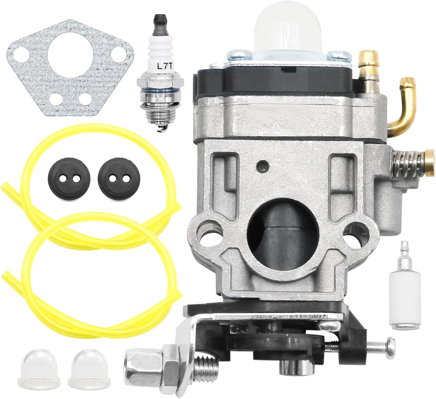 300486 Carburetor Kit, Replacement for Earthquake WE43 WE43E Edger MD43 Dethatcher, Replacement for Earthquake E43 E43CE Auger Drill MC43 MC43CE Tiller Cultivator