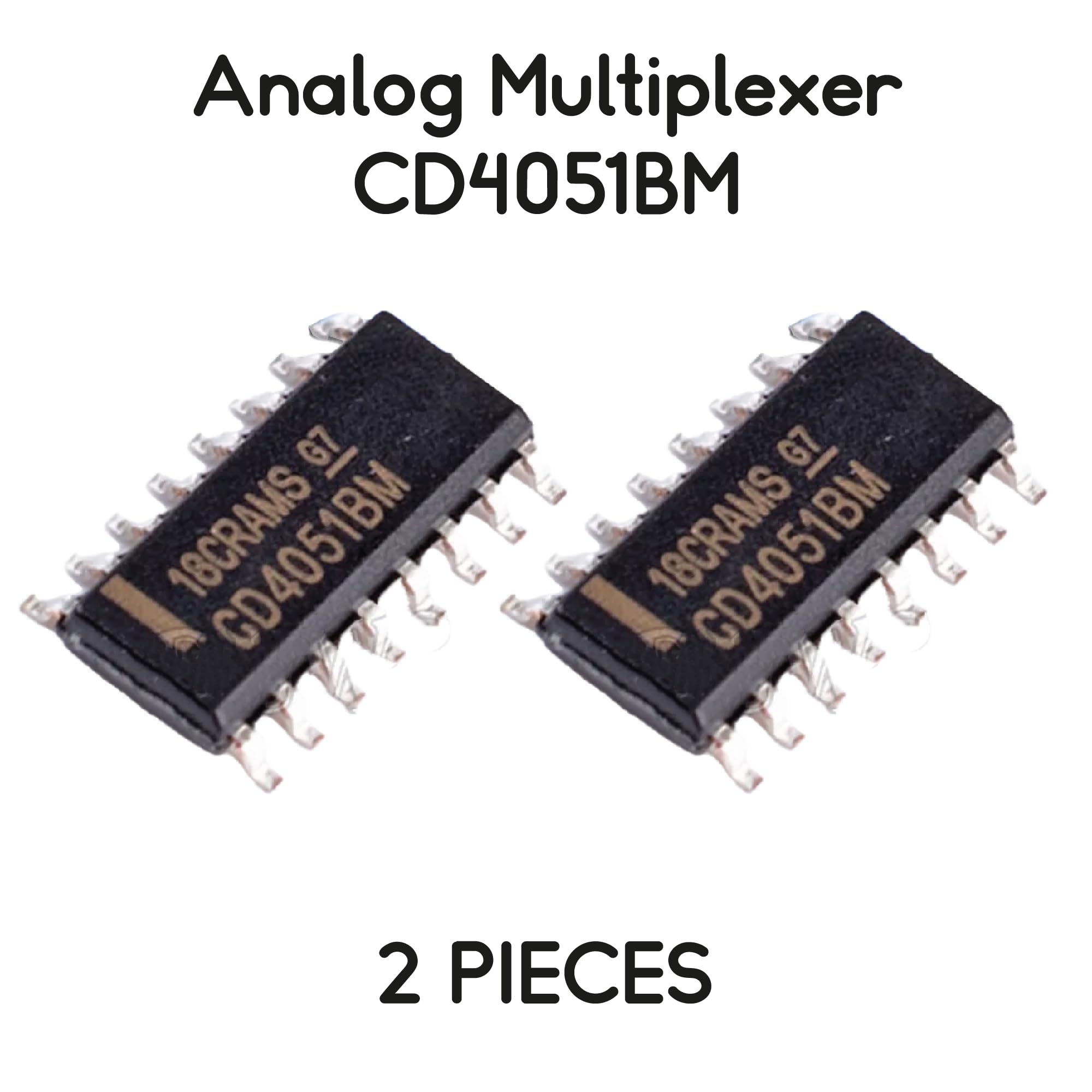 Kit di 2 multiplexer analogici CD4051BM CD4051B CD4051 SMD SOIC-16