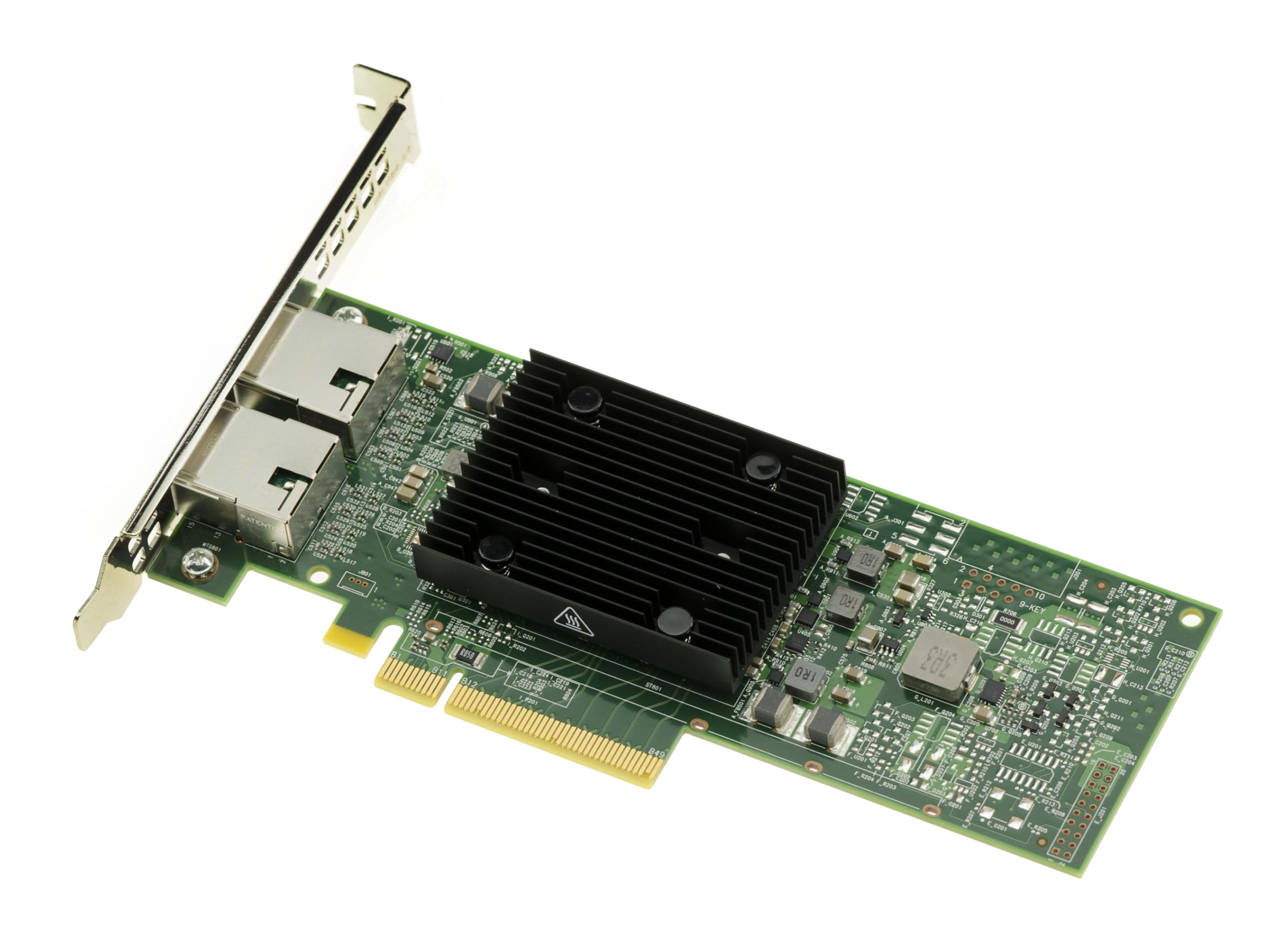 KALEA-INFORMATIQUE Scheda controller di rete PCIe 3.0 8X ETHERNET 10G 2 porte RJ45 con chipset Broadcom NetXtreme E-Series P210TP BCM957416A4160C. Supporto RDMA.