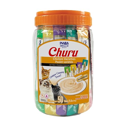 INABA Churu Chicken Purée (50-Pack)