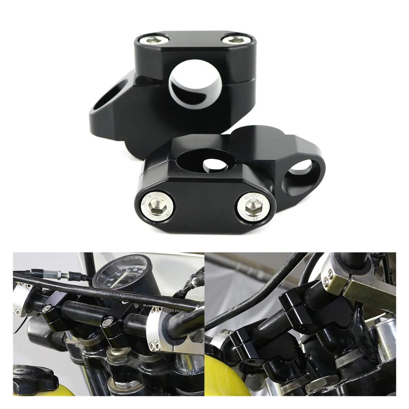 Rialzo Manubrio Per BMW G310R R1150R R1200R - In Alluminio, 30mm Rialzo, Offset Regolabile - Foto 12