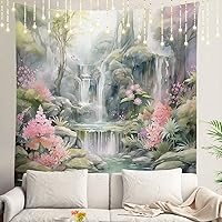 Vista 40 de Shrahala Palm Trees Los Angeles - Tapiz psicodélico grande para dormitorio y sala de estar (51.2 x 59.1 pulgadas, azul 1)