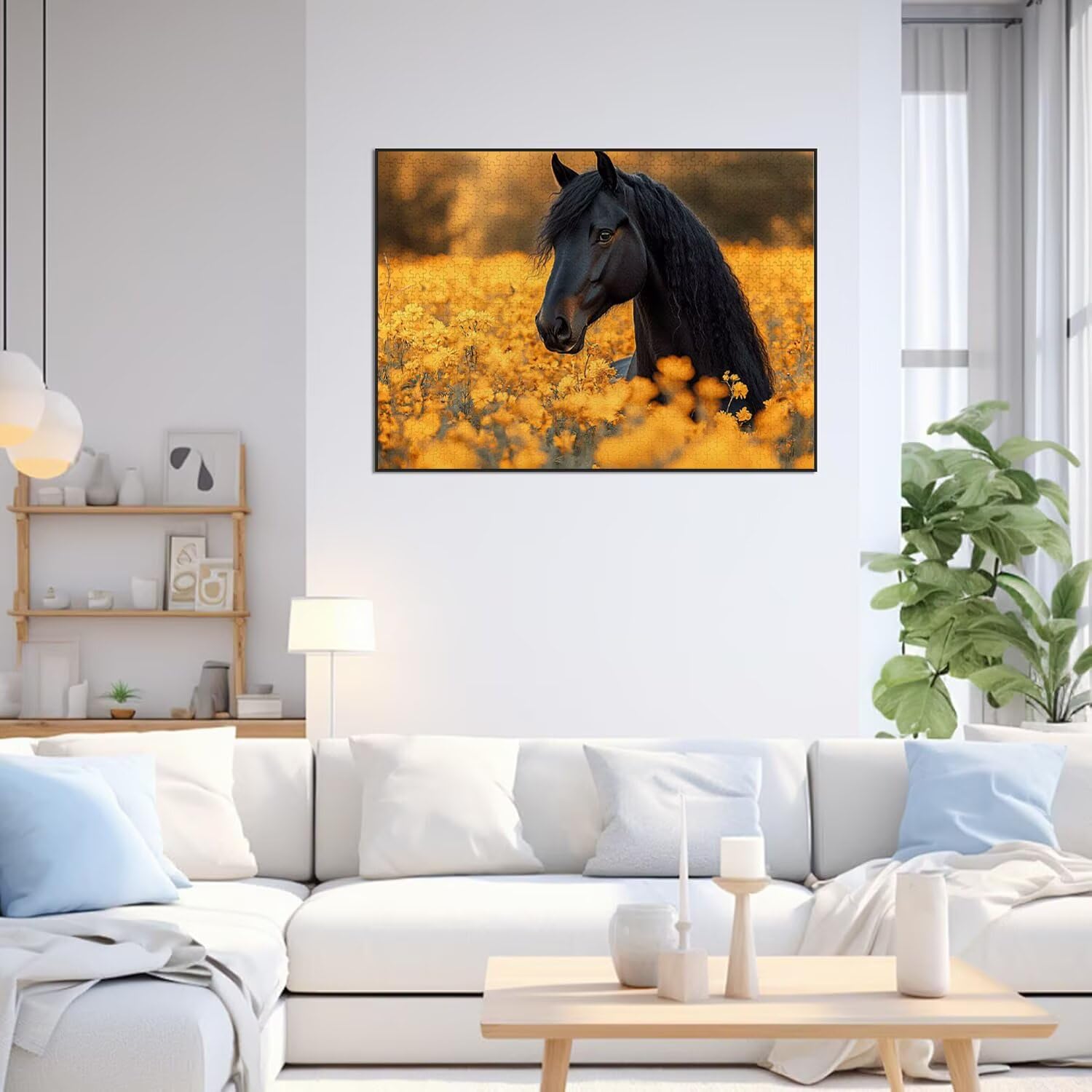 Puzzle 4000 elementów kwiat wyzwanie klasyczne puzzle, n-296 | Rodzinne puzzle, zajęcia relaksacyjne, trudna sztuka puzzle koń, imponujące wyzwanie, prezent dla kobiet