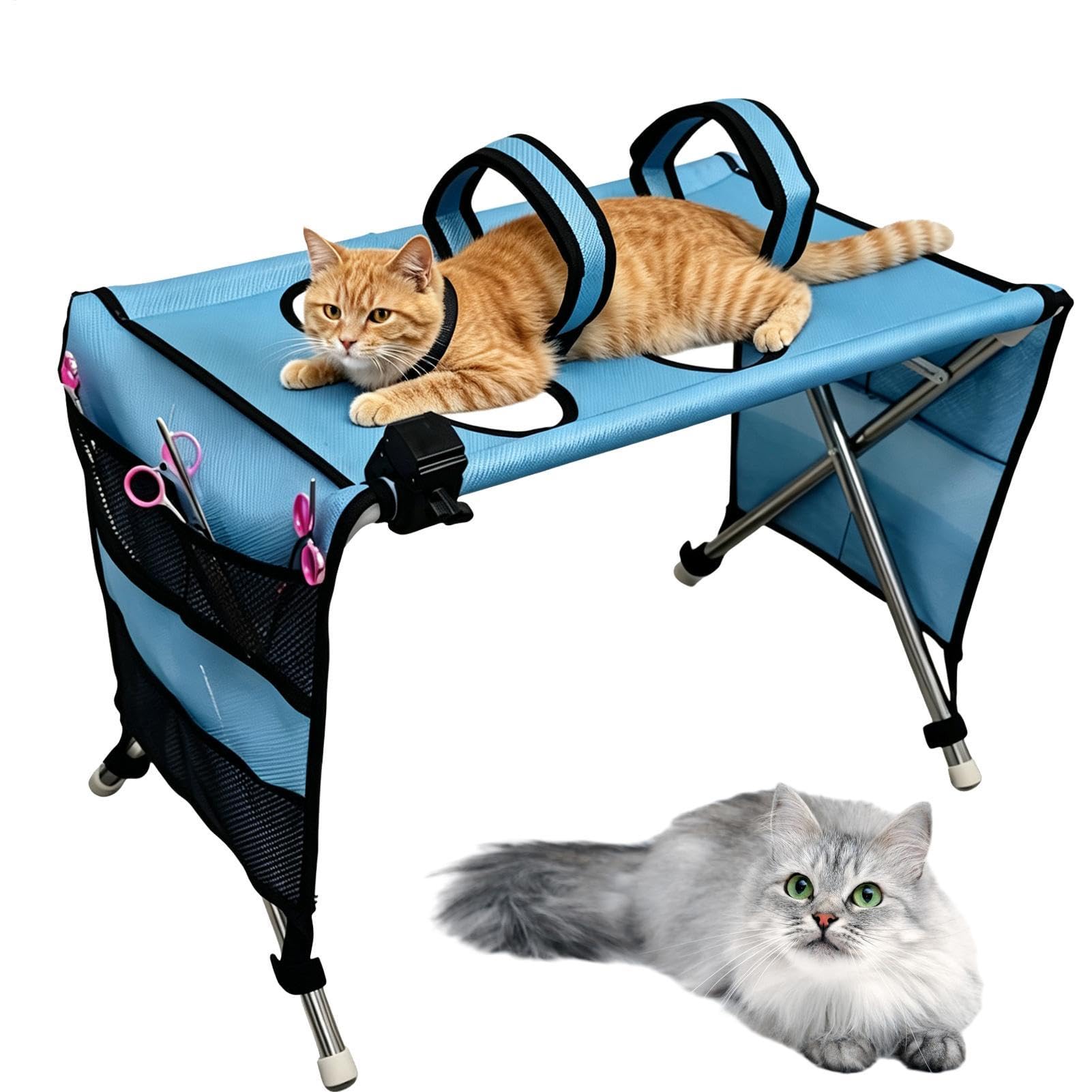 Hamac de toilettage pour chien et chat - Charge maximale : 13,6 kg