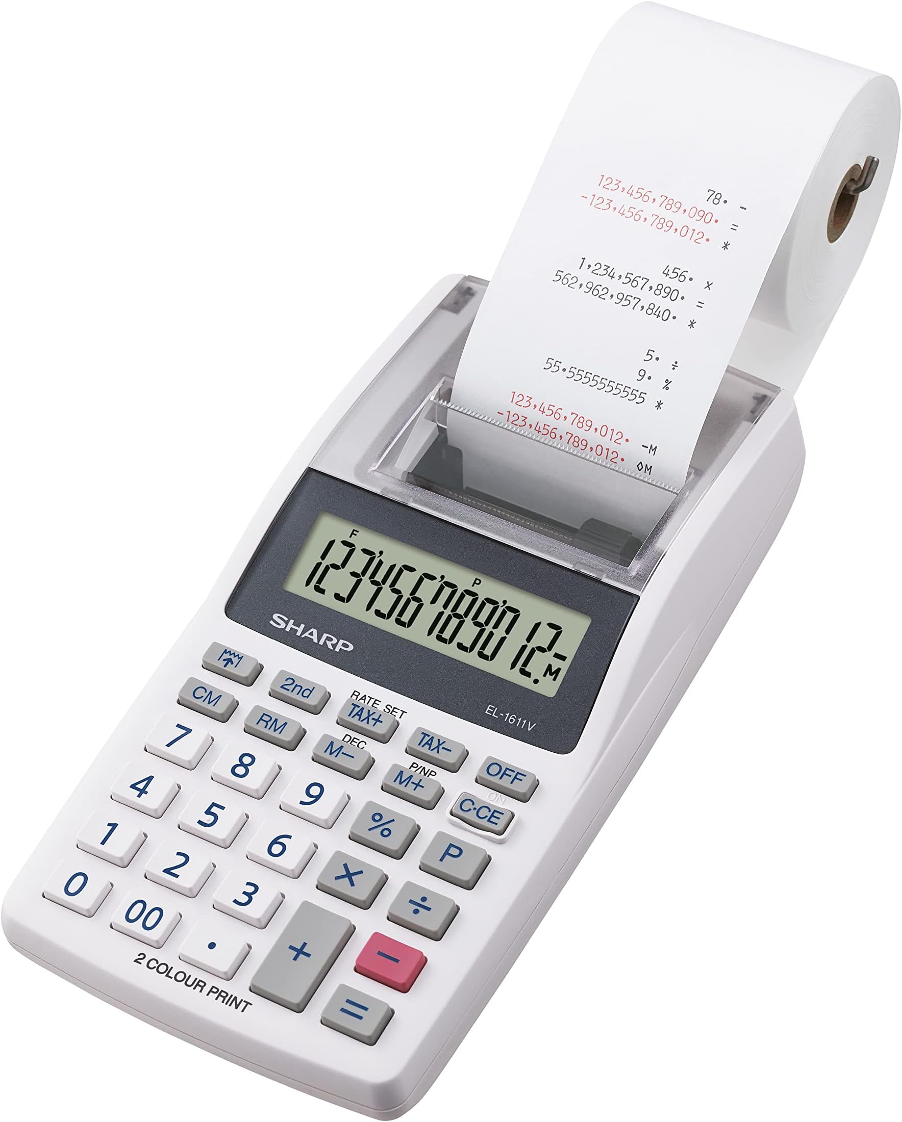 el1611v calculator grey print