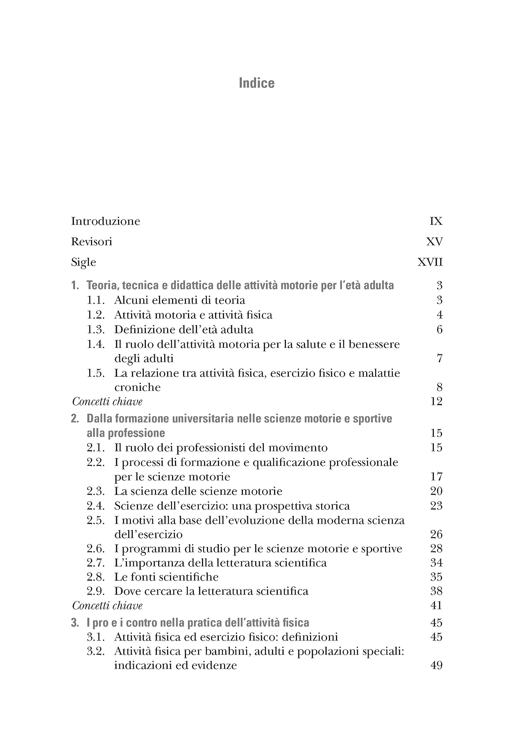 Teoria tecnica e didattica dell'attività motoria per l'età adulta