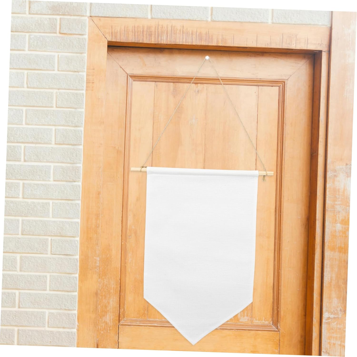 NUOBESTY 10pcs Blank Canvas for Boys and Girls Decor Wall Hanging Display for Patches and Badges Sturdy and Wood Construction