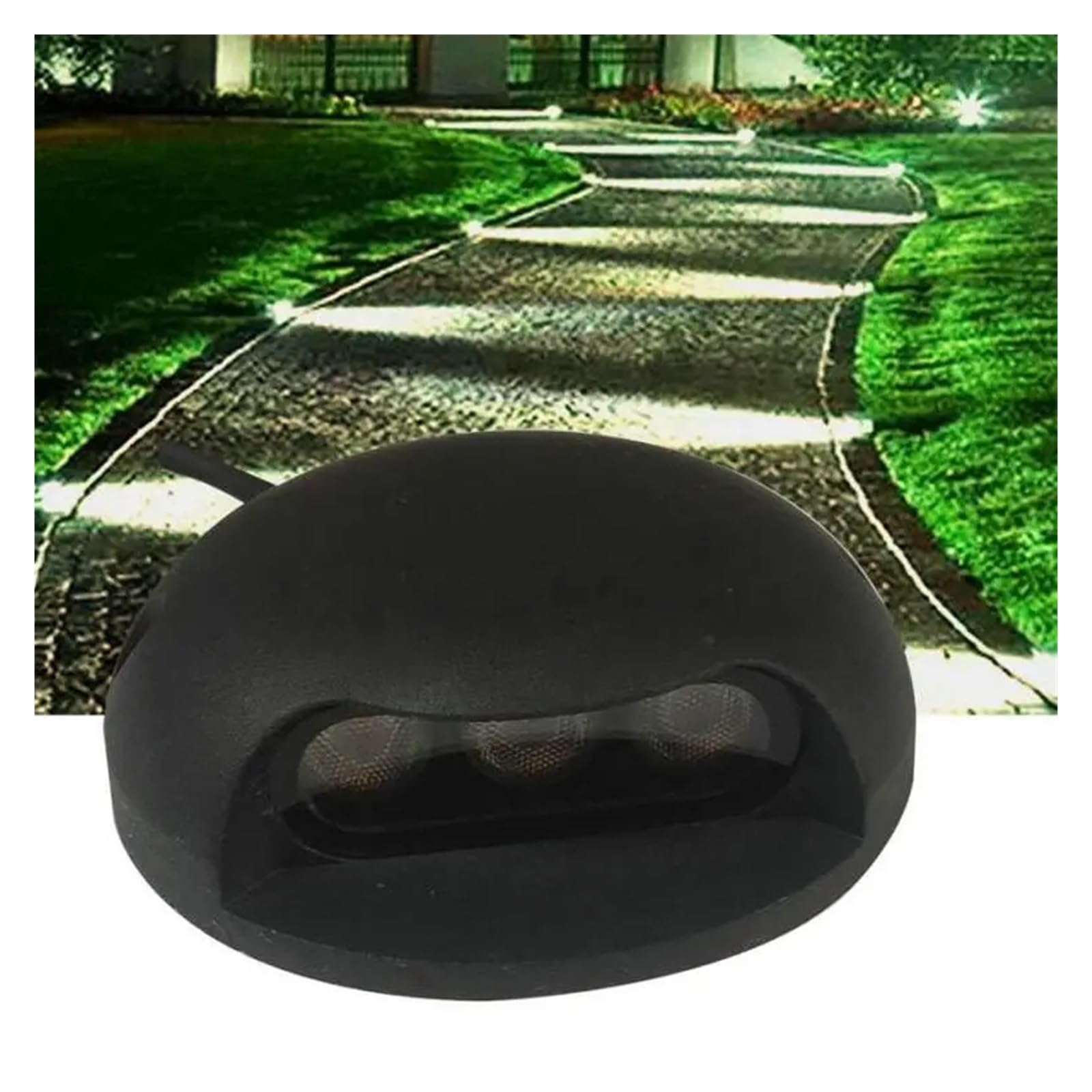 ERETYRET LED-Bodenbeleuchtung for Terrassendielen, 6 W, LED-Untergrundbeleuchtung, IP67, wasserdichte, Vergrabene Lampen Helle Und Energieeffiziente(Yellow,AC24V) Beleuchtung