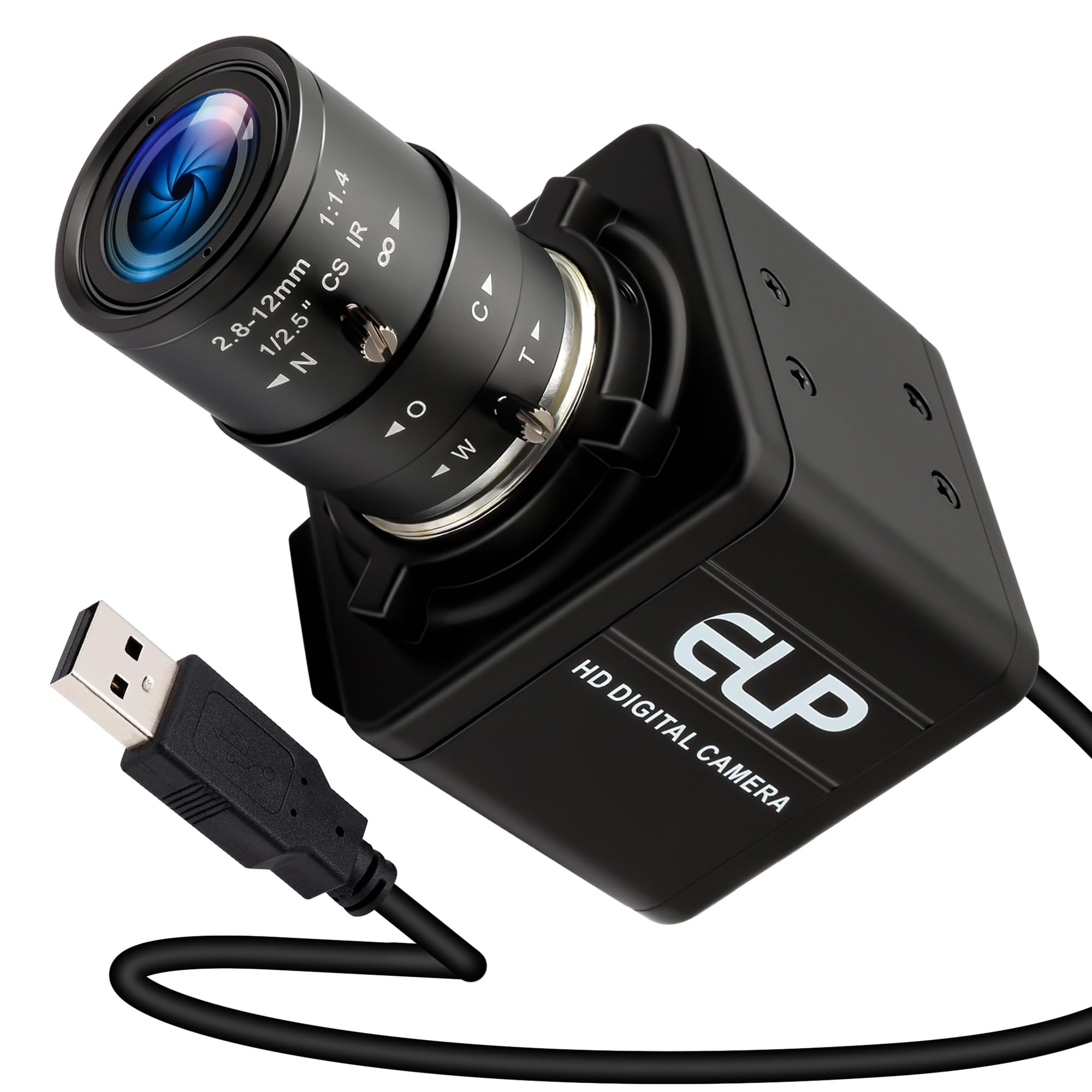 Amazon.co.jp: ELP 2MP グローバルシャッター USB カメラ、90fps 高