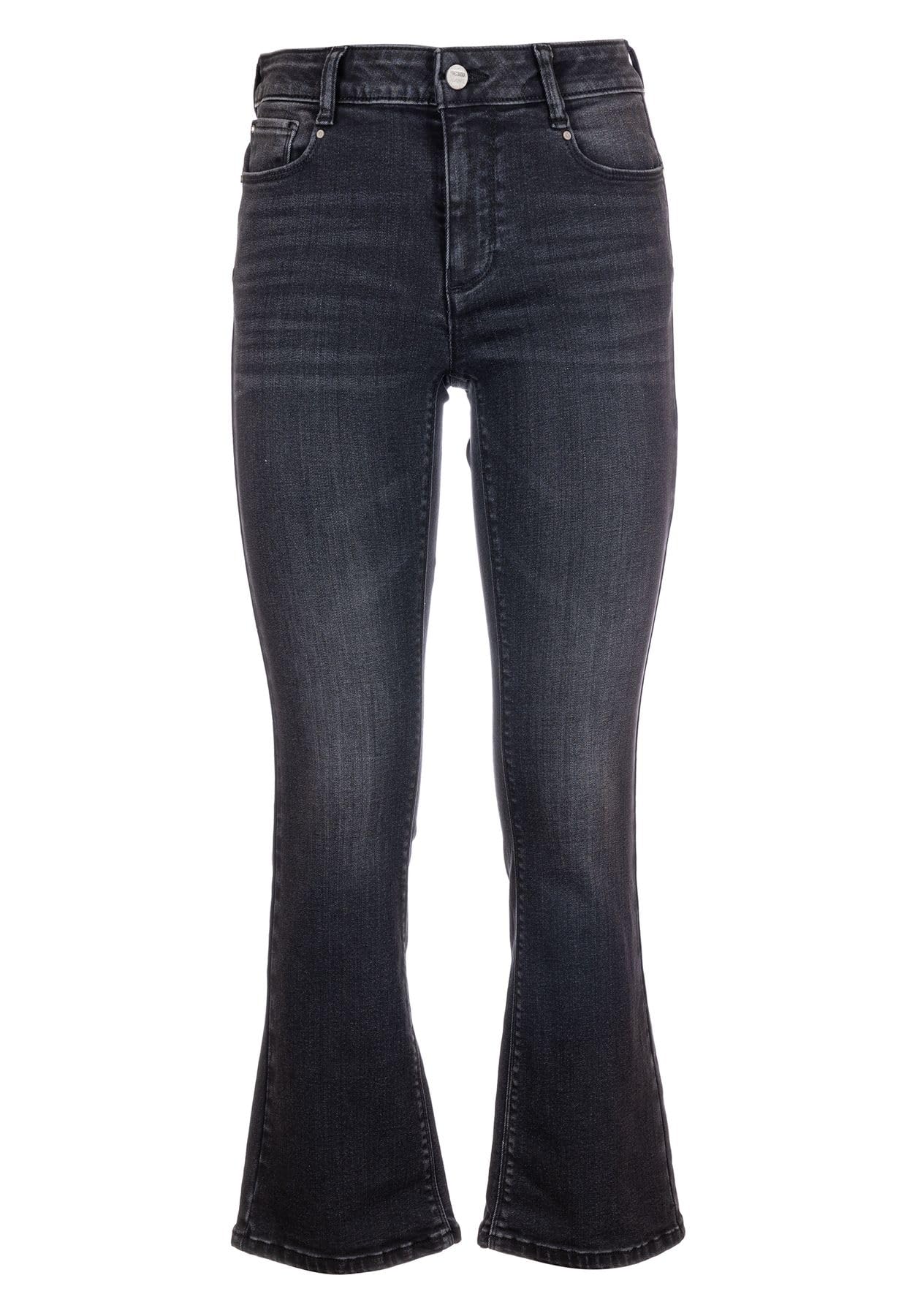 Fracomina Jeans Bella f-5 Perfect Cropped Nero Black/Denim 053