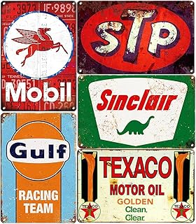 Vintage Metal Tin Signs Retro Garage Signs For Men Wall Decorations Old ...