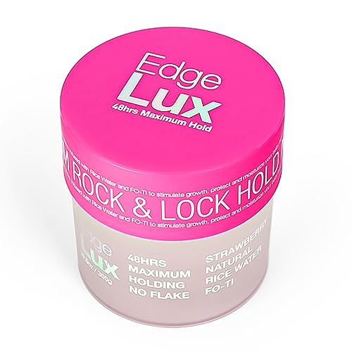 Lux Collection Edge Lux Edge Control Cera de 48 horas de sujeción máxima sin descamación ingredientes naturales perfumados acondicionadores para el