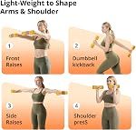 Adjustable Dumbbell Set of 2, 4 in 1 Free Weights with Fast Adjustment, Each 2.2lb/3.3lb/4.4lb/5.5lb Hand Weights Set for Home Gym & Outdoor Exercise Training