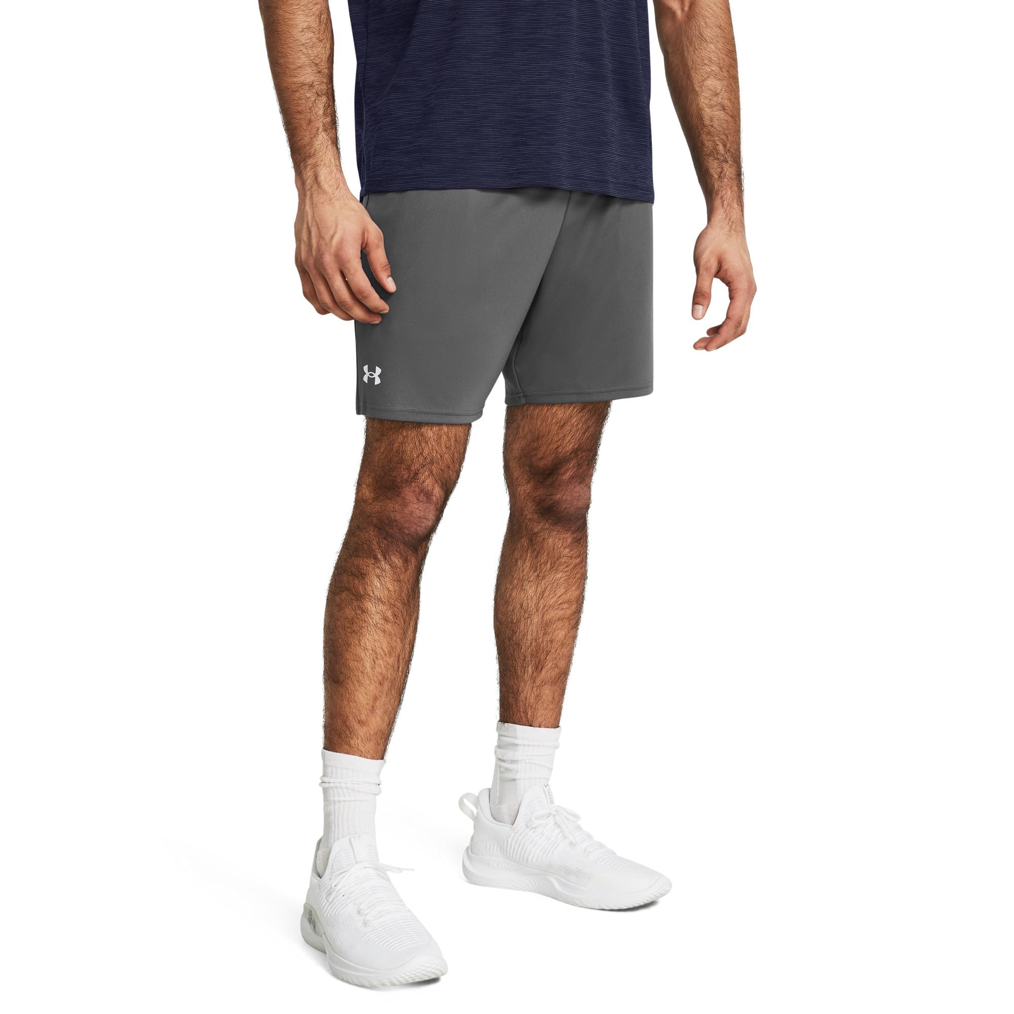 Under Armour Men's Tech 7 Inch Shorts, 025 Gray, MD