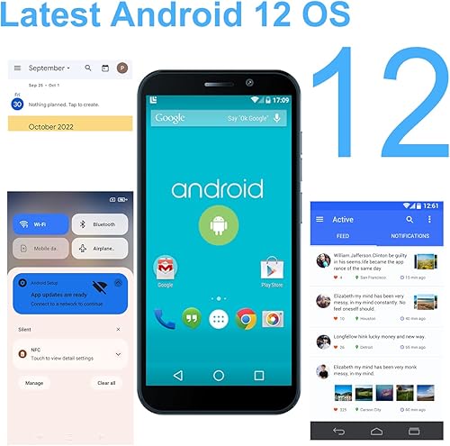 Miniatura 3 de DOOGEE X97 Unlocked Cell Phone,4G Dual SIM Unlocked Smartphones Android 12 Unlocked Phones,6.0" HD Screen,AI Double Camera,Triple Card Slots,4200mAh