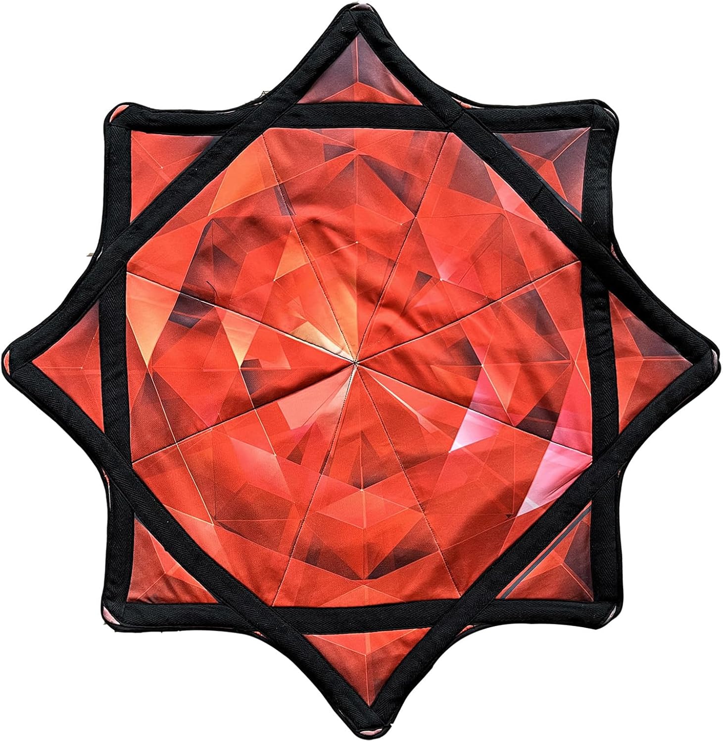 Flowstars Beginner Spinnings Cloth, Fun & Challenging, Easy to Rotate, Sided Print Fingertip Rotating Juggling Toy, Vibrant Patterns for Party Beginners (1B)