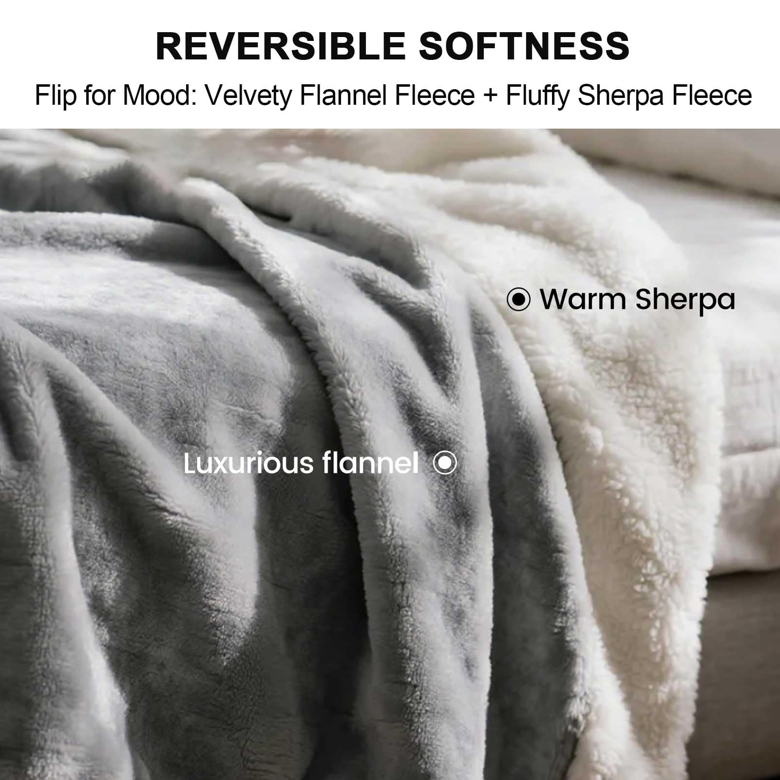 Manta Impermeable para Mascotas para Cama, Manta Reversible de Franela Suave, Manta de Cama para Parejas Lavable, Manta para Perro a Prueba de Derrames para Sofá,Light Grey,200x230cm