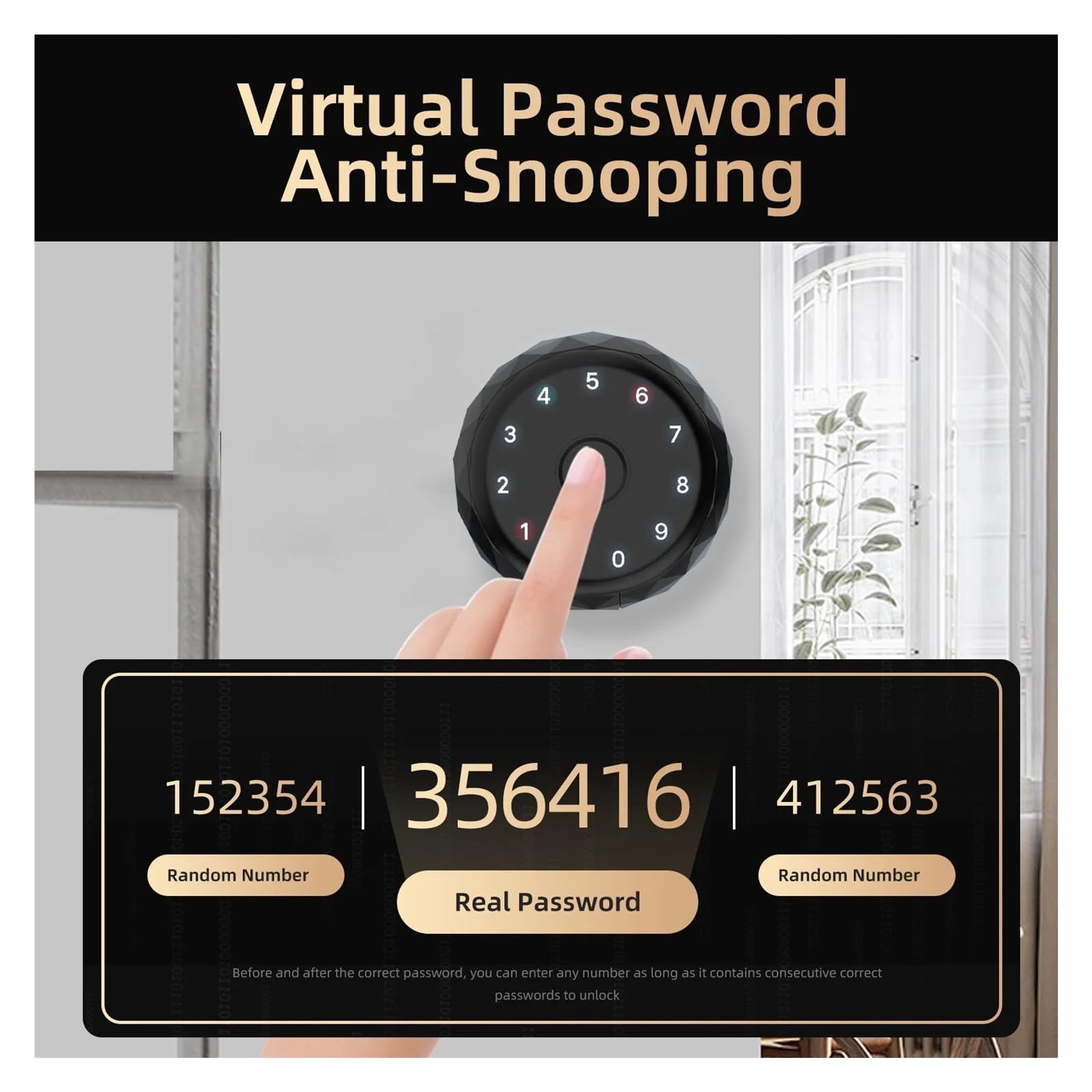 Cerradura de puerta inteligente, Cerradura de puerta inteligente con huella dactilar, TIPO C, puerto carga, Control aplicación, teclado pantalla táctil, bloqueo código acceso(Tt)
