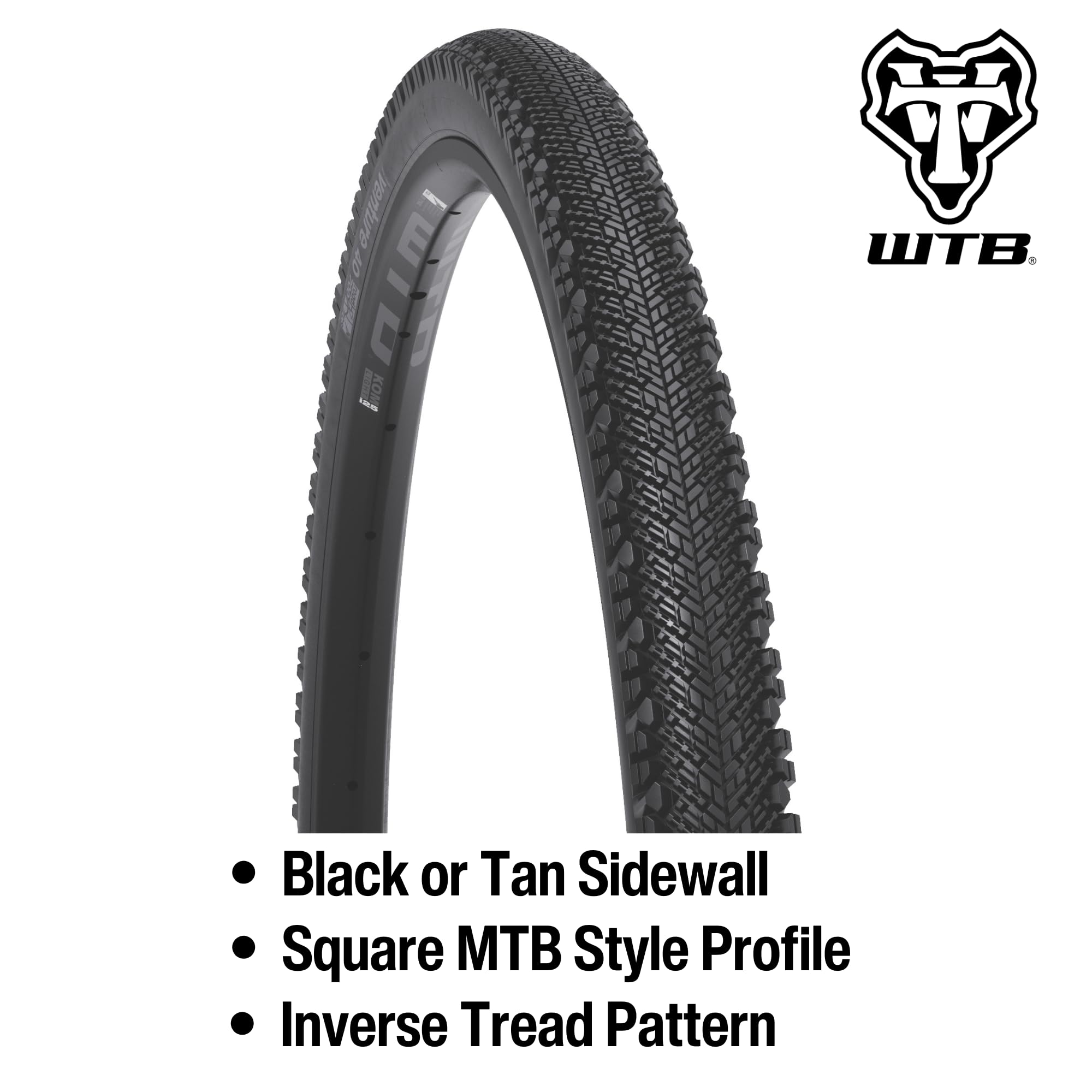 Pneumatico WTB Venture Road TCS, Tubeless, 700x40, Nero, Nuovo Scatola Aperta